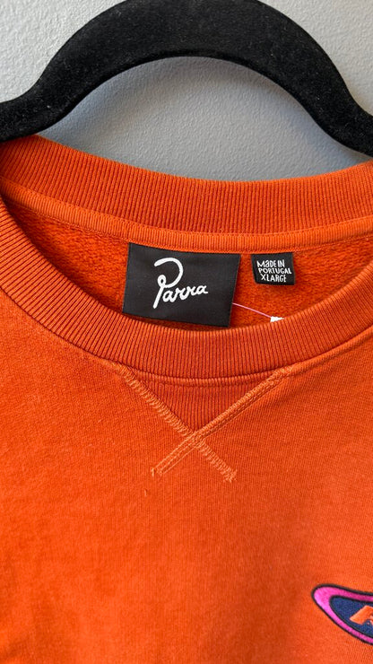 Hand Print Graphic Crewneck Sweatshirt