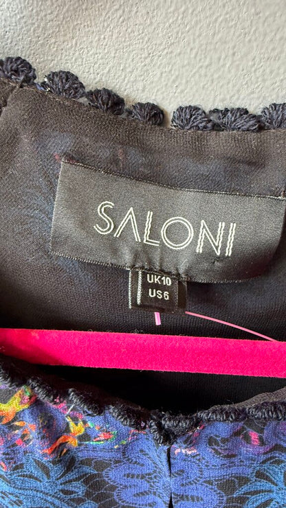 Floral Drawstring Waist Midi Dress