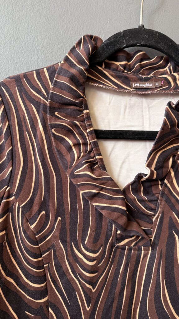 Ponte Knit Ruffle Neck Sheath Dress