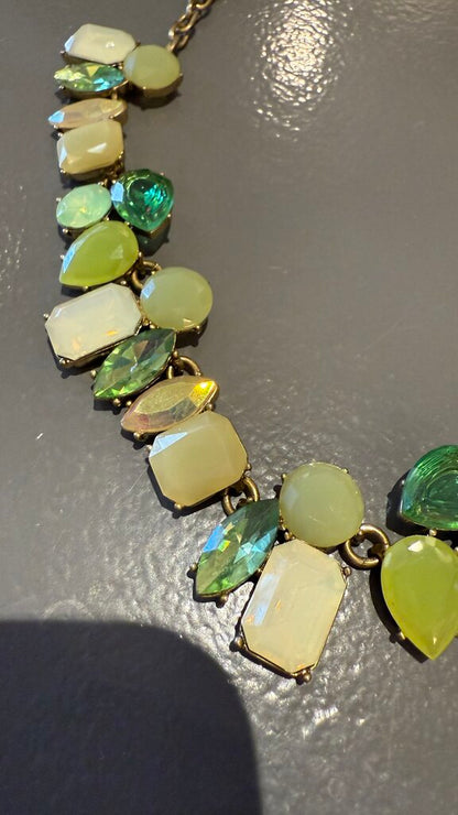 Multi Gem Green Necklace