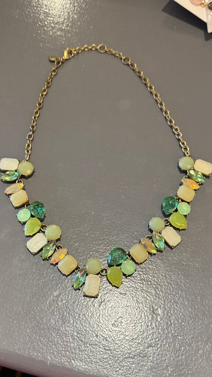 Multi Gem Green Necklace
