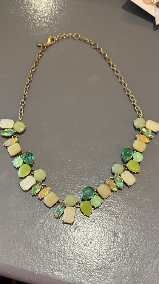 Multi Gem Green Necklace