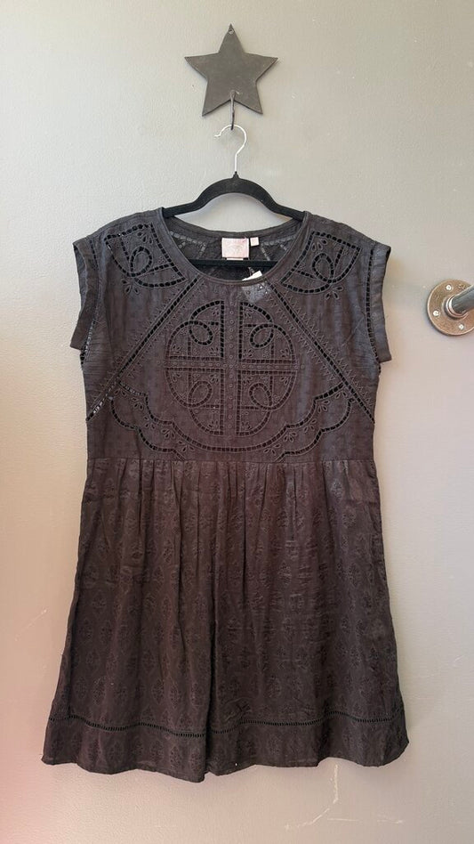 Lace Inlay Babydoll Dress