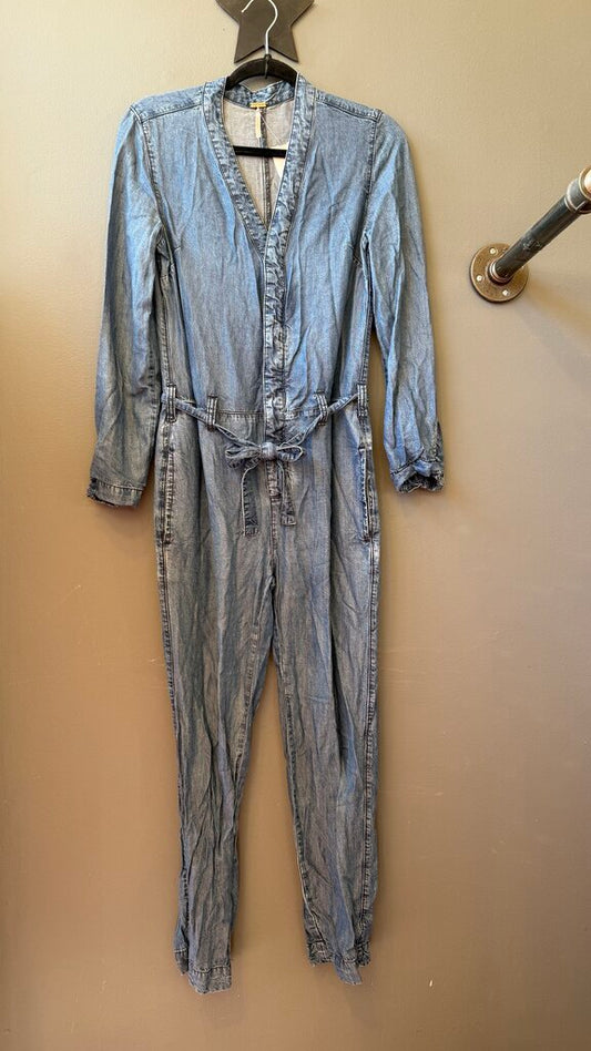 Chambray Denim Jumpsuit