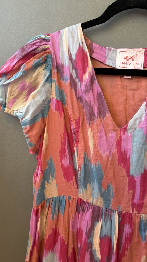 Ikat Cotton Maxi Dress