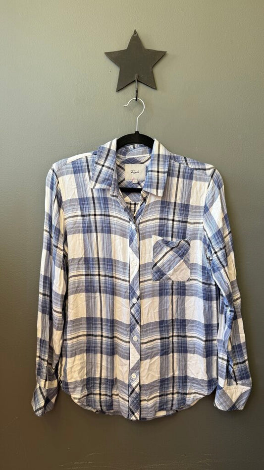 Plaid Flannel Button Up Shirt