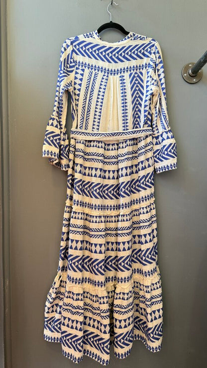 Embroidered Tiered Maxi Dress