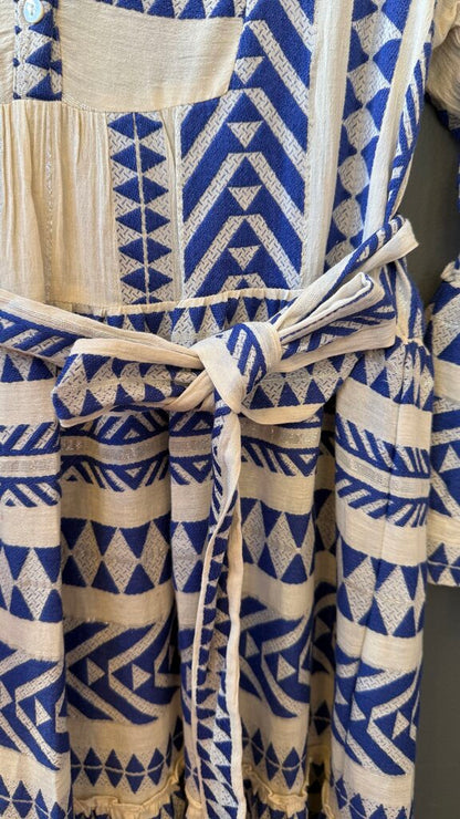 Embroidered Tiered Maxi Dress