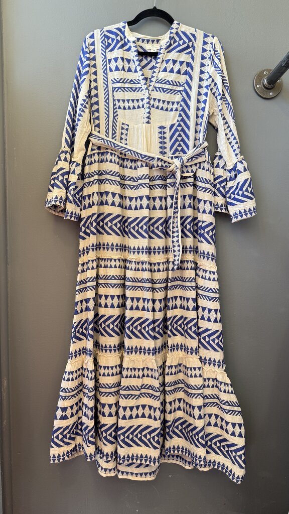 Embroidered Tiered Maxi Dress