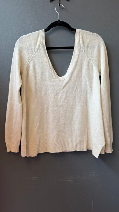 Deep Double V Cashmere Sweater