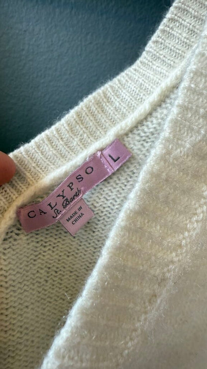 Deep Double V Cashmere Sweater