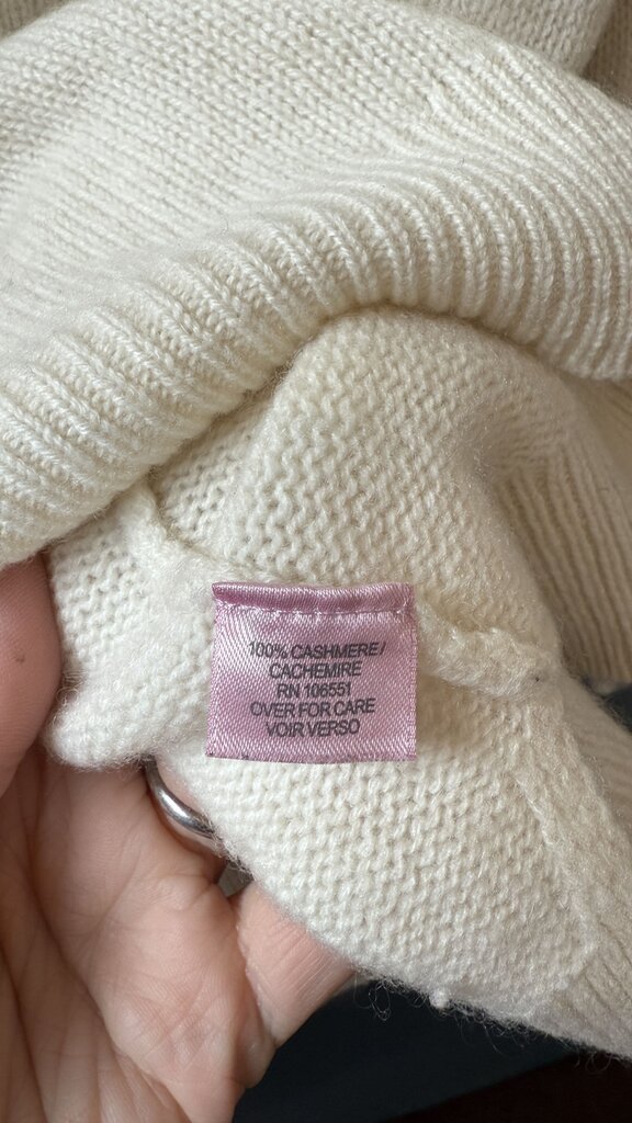 Deep Double V Cashmere Sweater