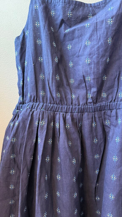 Mini Embroidery Midi Dress