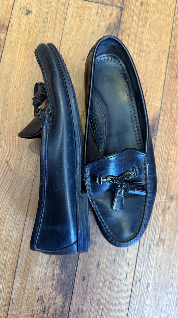 Leather Tassel Loafers