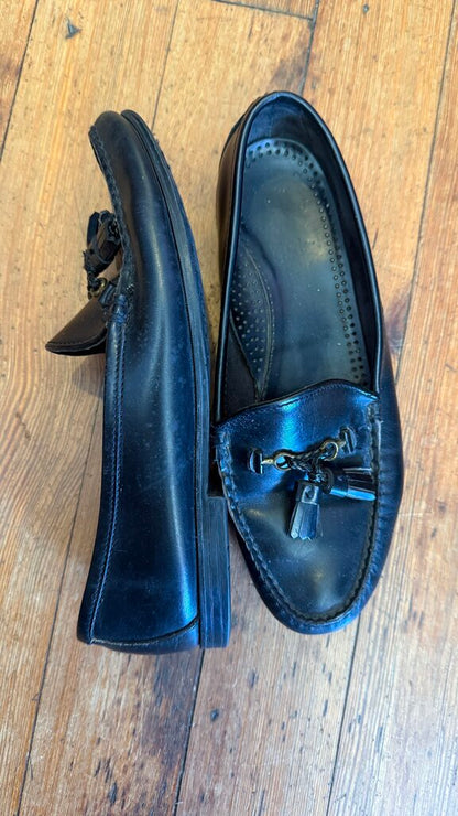 Leather Tassel Loafers