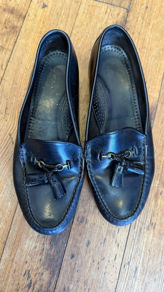 Leather Tassel Loafers