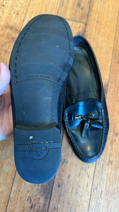 Leather Tassel Loafers