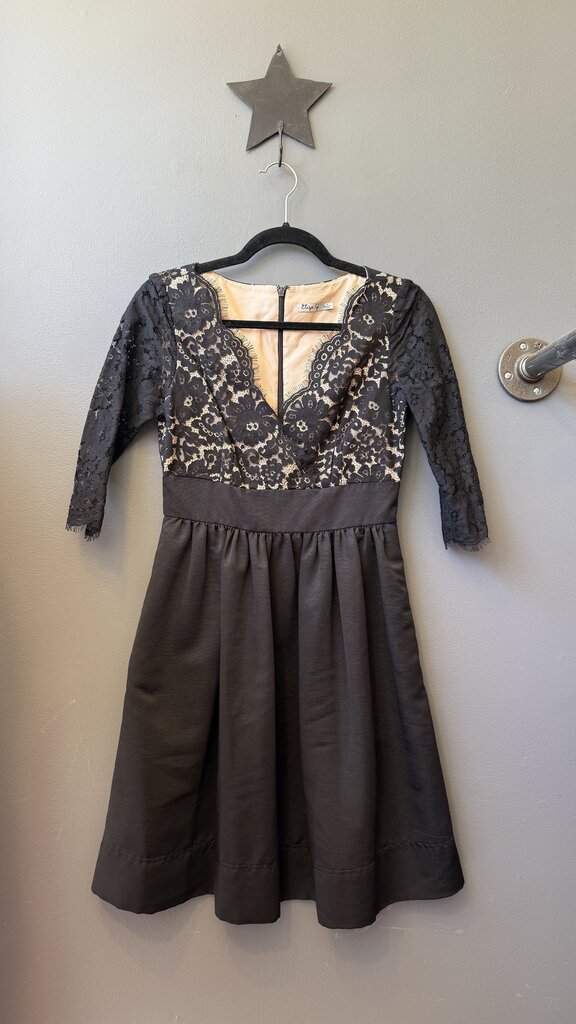 Lace Fit Flare Dress