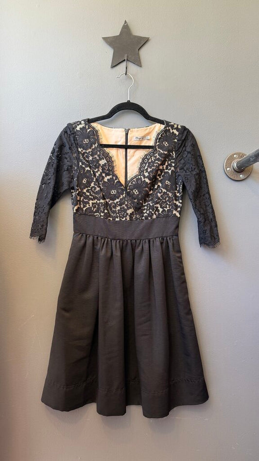 Lace Fit Flare Dress