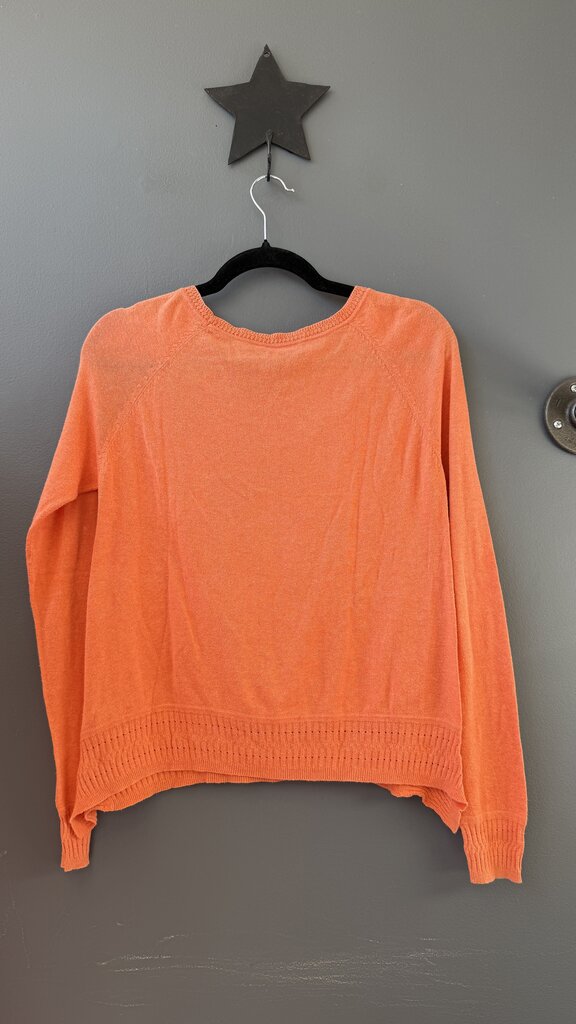 Cotton Hem Stitch Sweater