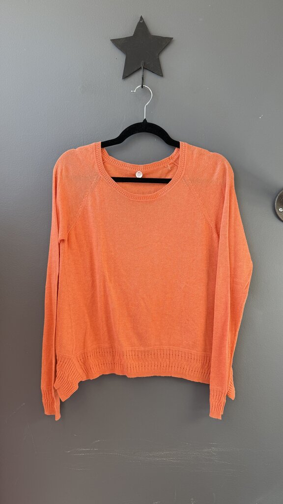 Cotton Hem Stitch Sweater