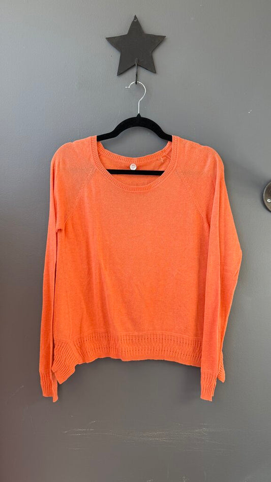 Cotton Hem Stitch Sweater