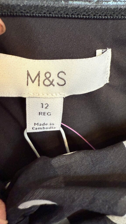 Strapless Ruched Polka Dot Midi Dress