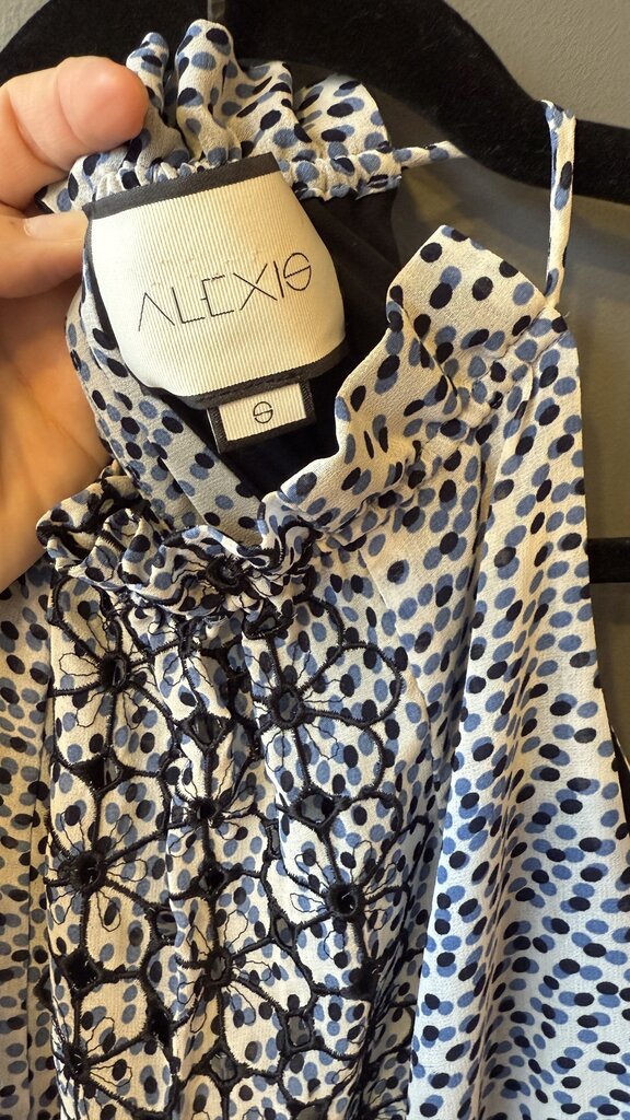 Dot Tiered Maxi Dress