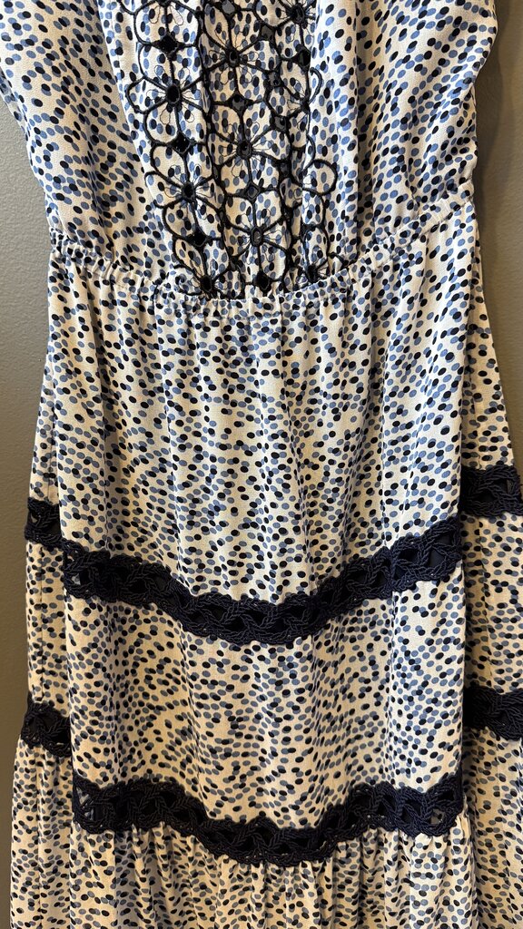 Dot Tiered Maxi Dress