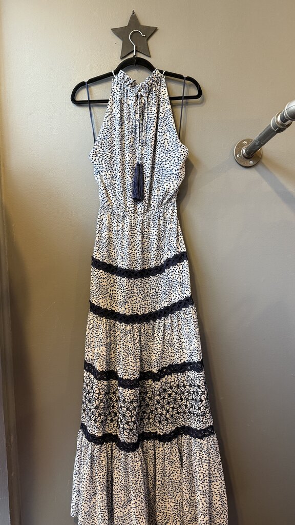 Dot Tiered Maxi Dress