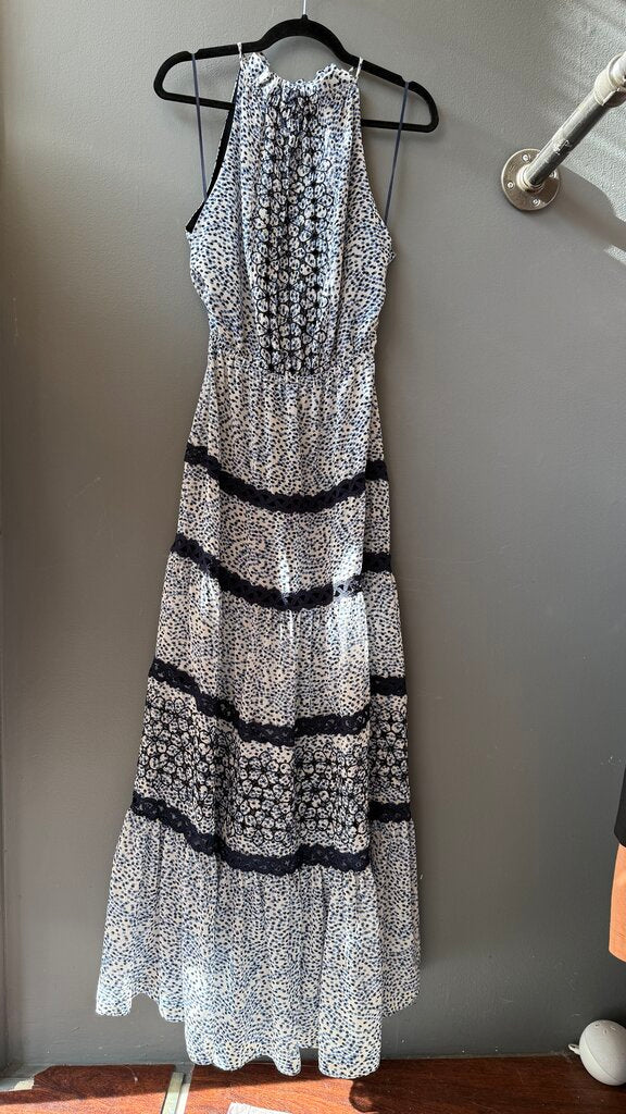 Dot Tiered Maxi Dress
