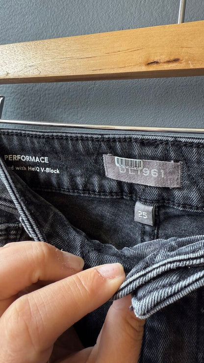 Patti Straight Raw Hem Jeans