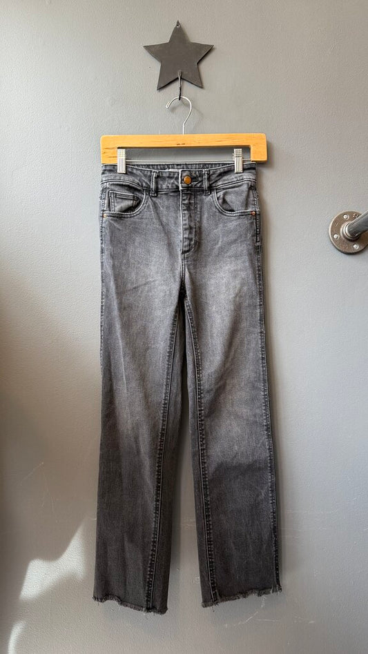 Patti Straight Raw Hem Jeans