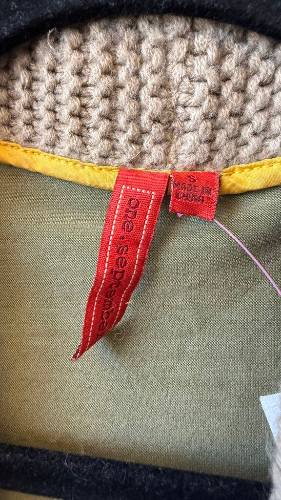 Knit Trim TShirt Cardigan