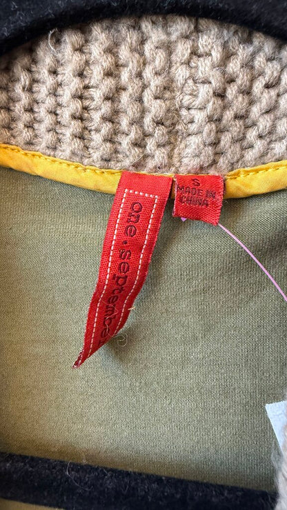 Knit Trim TShirt Cardigan