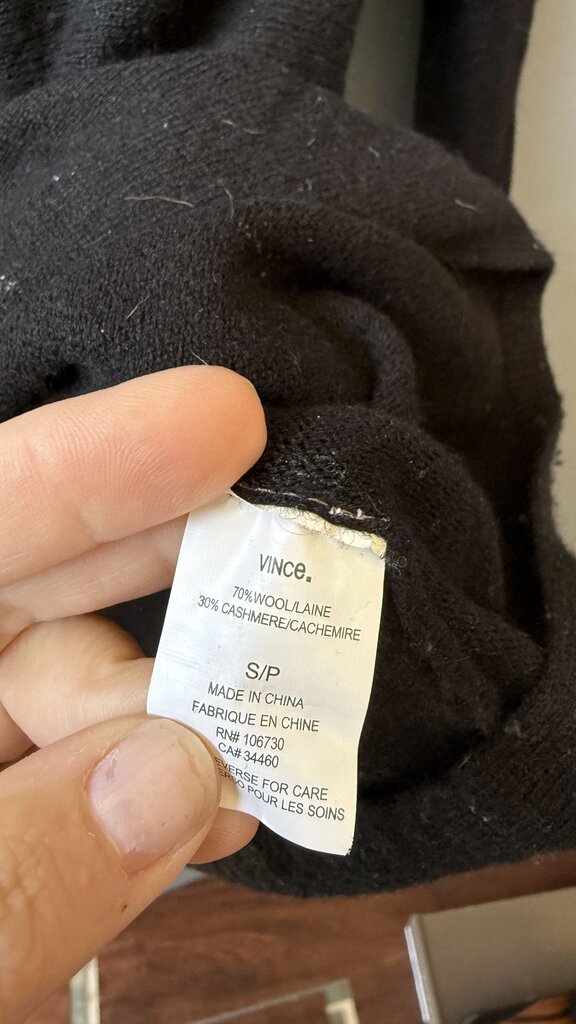 Wool Cashmere Tunic Sweater