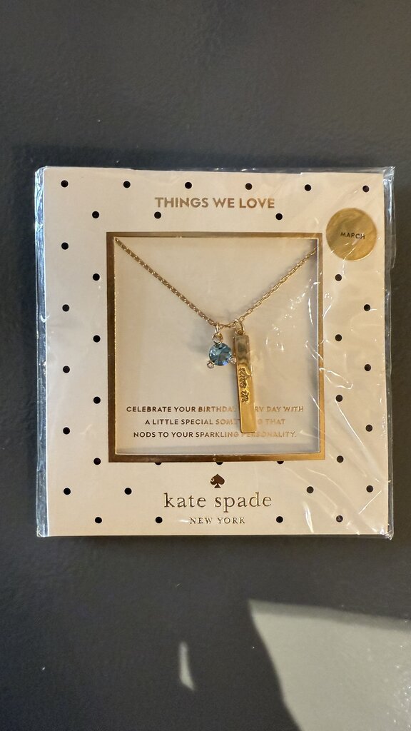 Dive In March Birthstone Necklace