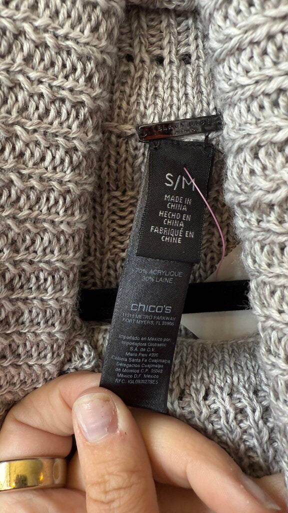 Turtleneck Pocket Poncho