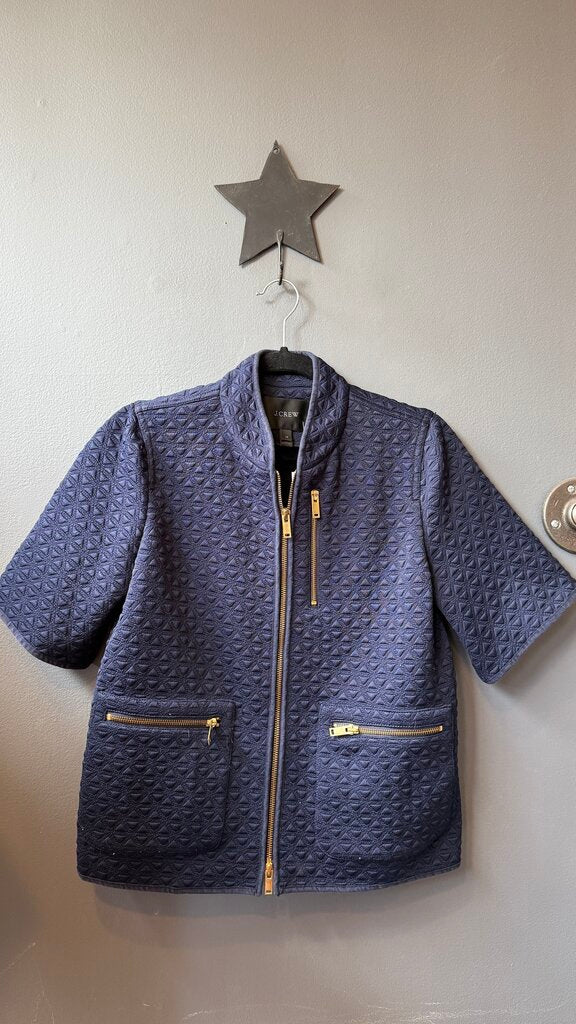 Short Sleeve Jacquard Jacket