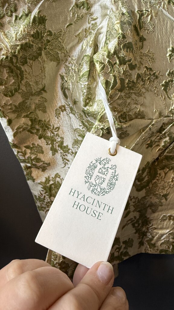 Metallic Jacquard Blouse