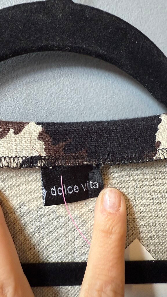 Deep Vneck Shift Dress