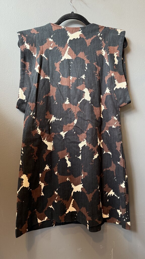 Deep Vneck Shift Dress