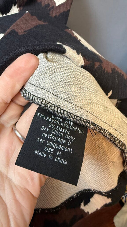 Deep Vneck Shift Dress