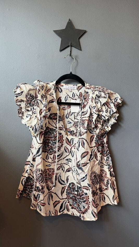 Cotton Floral Blouse