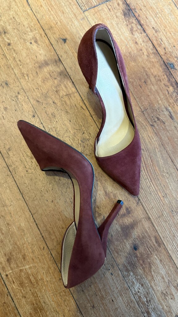 Suede D'Orsay Pumps