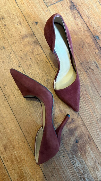 Suede D'Orsay Pumps