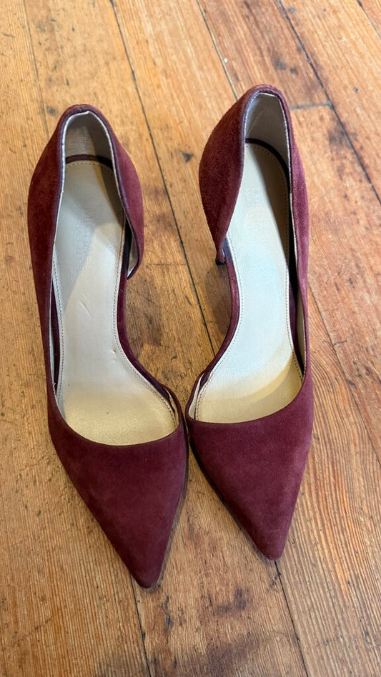 Suede D'Orsay Pumps