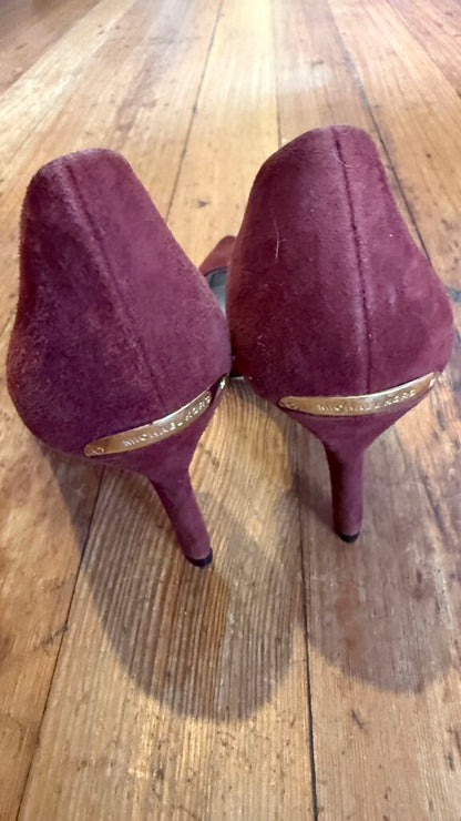 Suede D'Orsay Pumps