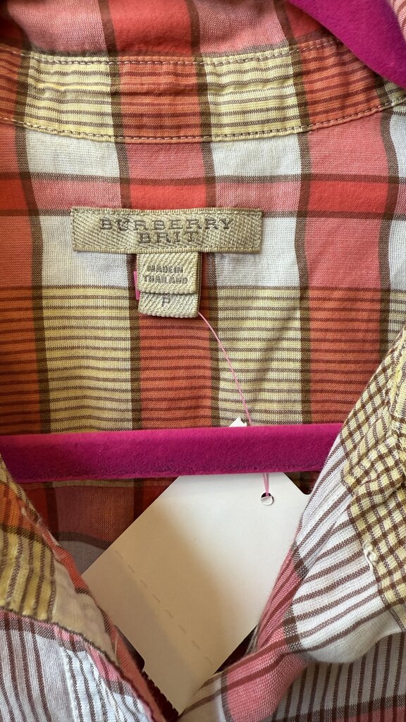 Plaid Light Button Up Shirt