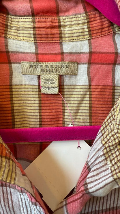 Plaid Light Button Up Shirt